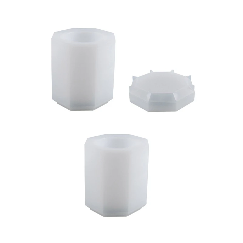 

Storage Box Bottle Silicone Mold Used for DIY Jewelry Container Resin Decor 37JB