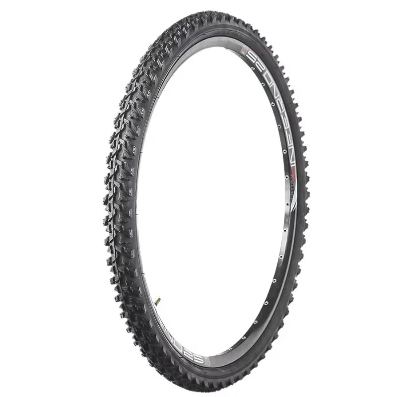 1PCS K849 24/26inch Mountain MTB Bicycle Tyre BMX 24*1.95/26x1.95/2.1 Black Red Line Thickened Cross-country Tire