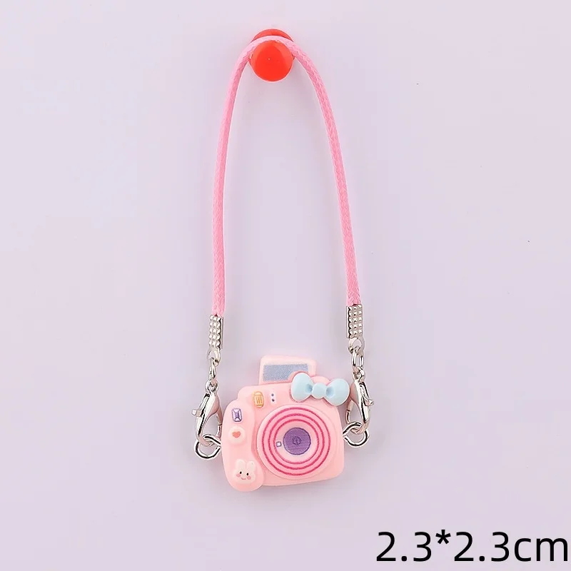 จี้ตุ๊กตาขนนุ่มน่ารัก อุปกรณ์เสริมรูปกล้องการ์ตูนจิ๋ว สำหรับตกแต่งฉากบ้านตุ๊กตา ของเล่นแต่งตัว BJD สำหรับเด็ก