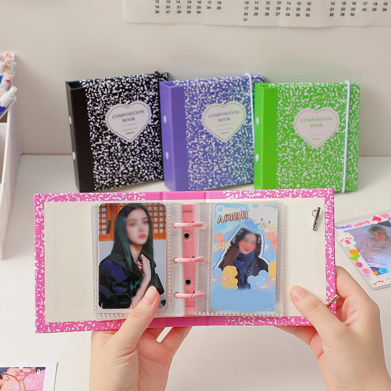 A8ใหม่เครื่องผูกภาพเคป็อปสมุดภาพสะสมหนังสือไล่ตามดาวรูปภาพอัลบั้มรูปไอดอลรูปภาพหนังสือเก็บการ์ดภาพถ่ายแขนเสื้อหนังสือเก็บรวบรวม