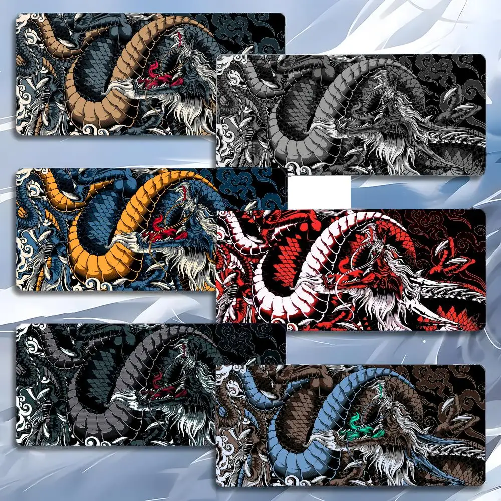 Cool Creative Dragon Art Mouse Pad Mousepad Large Gaming LockEdge Thickened PC Table Desk Mat