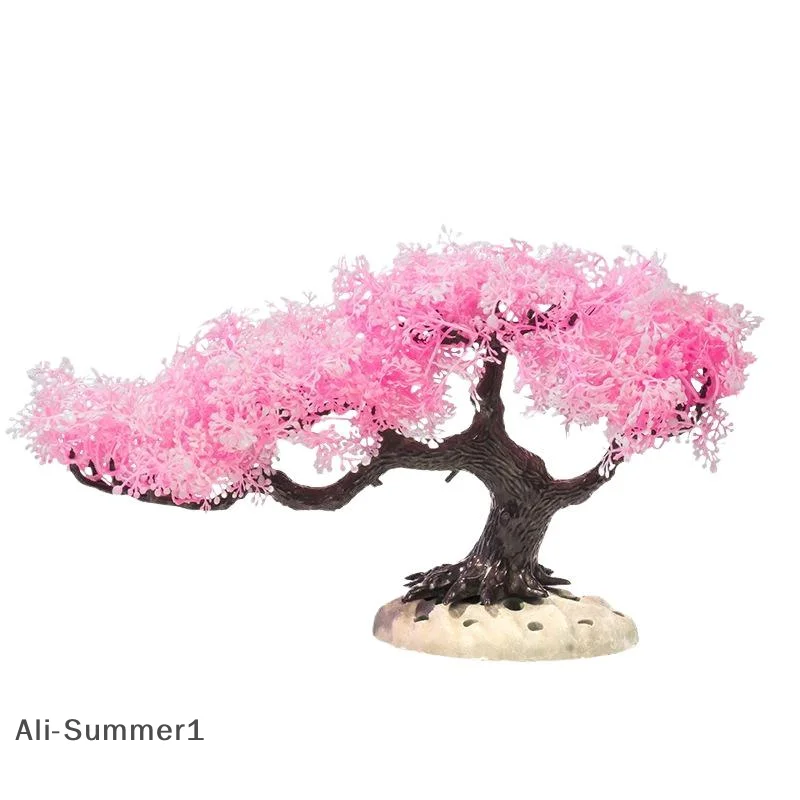 Nuevo árbol simulado decoración de acuario pecera acuario planta de plástico simulación Artificial plantas de agua decoración de pecera