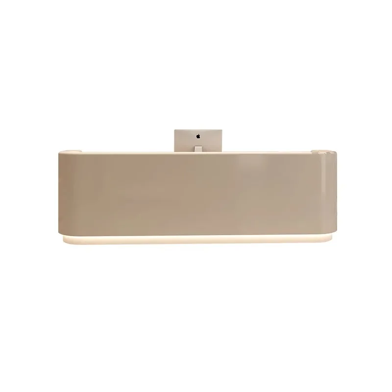 Reception Desks Simple Modern Company Reception Desk Beauty Salon Hotel Reception Desk Baking Paint Reception Desk