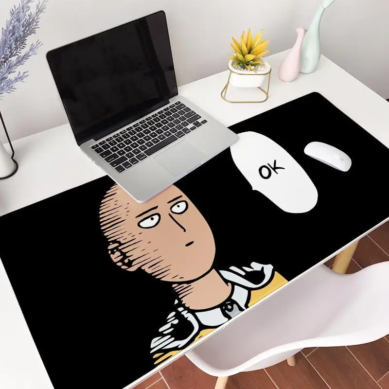 

One Punch Man anime accesorios Large mouse pad xxl rubber keyboard mouse carpet anti-slip gamer mousepad Mouse Mats