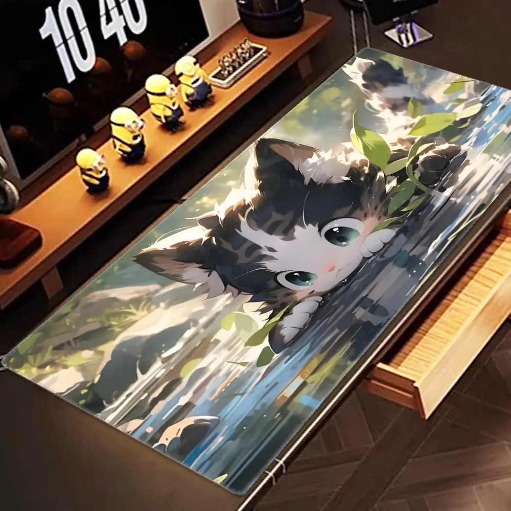 

Anime Xxl Mouse Pad Gaming Accessories Cartoon Cat Keyboard Mousepad Gamer Desk Mat Cute Computer Offices Pc Cabinet Kawaii Mice