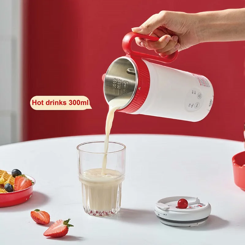 

350ml Electric Soy Milk Machine Filter-free Wall Breaker Multifunction Soy Milk Cup Reservation Mixer Portable Mini Juice Cup