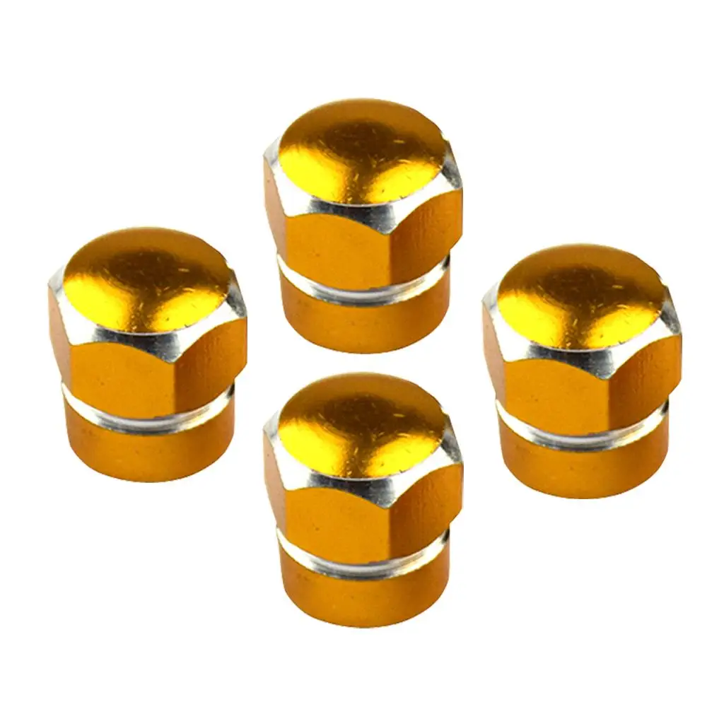 АЛЮМИНИЕВЫЕ ЗАМЕНА HEXAGON WHEEL TIRE RIM VALVE STEM CAPS Универсальные для большинства автомобилей/автомобилей/грузовиков/пикапов