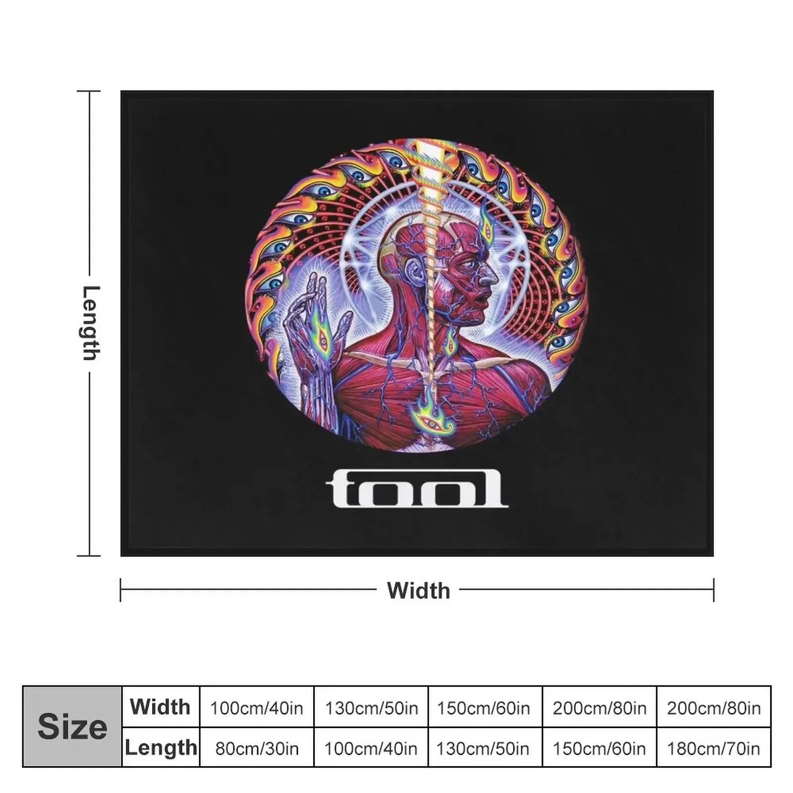 Lateralus ?nima Fear Inoculum 10,000 Days Undertow Throw Blanket Bed Fashionable Thermals For Travel Thin Blankets