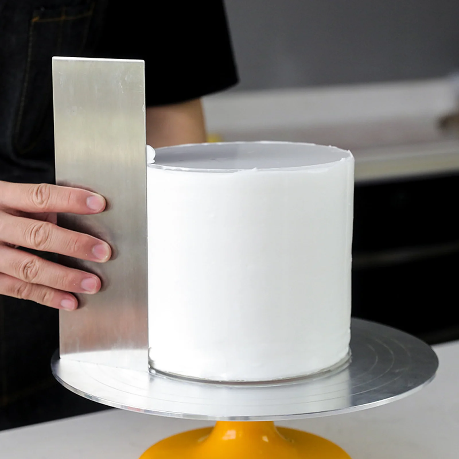 

Cake Scraper Acrylic Tool Cutting Machine Kitchen Baking Scrapers Transparent for