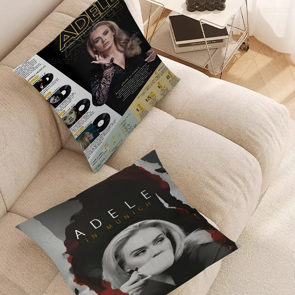 Singer A-Adele Personalized Pillow Dust Cover Bedroom Kids Party Decoration Pillowcase Birthday Children Gift