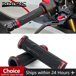 Universal 22MM Anti Slip Silicone Grip Handle Sleeve With DINTCNC Motorcycle Accessories Left Right Handlebar Antiskid Set Parts