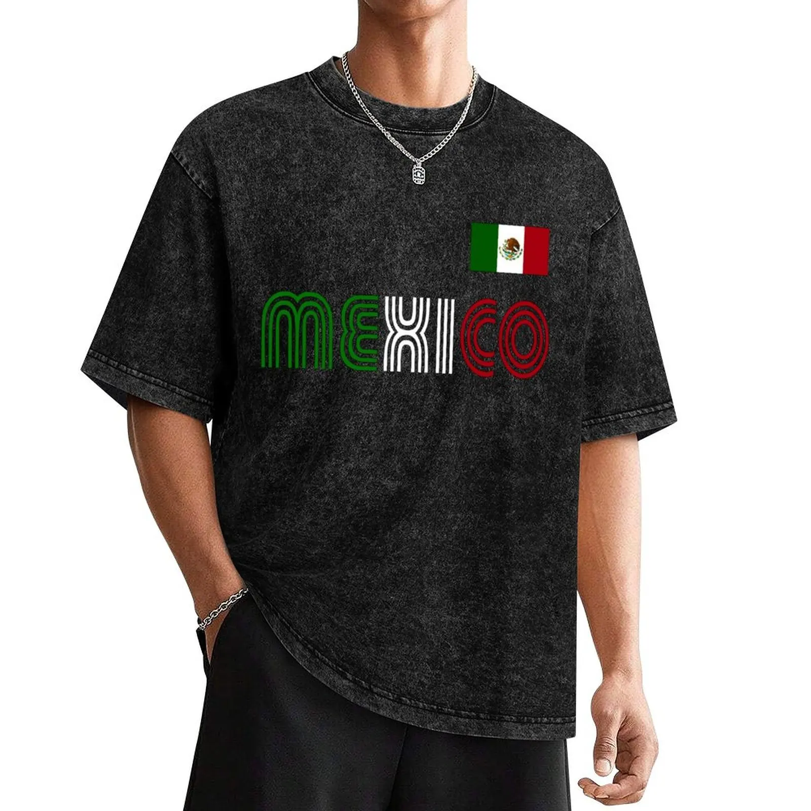 Mexico Soccer Team Seleccion Mexicana de futbol T-Shirt vintage cute clothes sublime designer shirts Men's cotton t-shirt