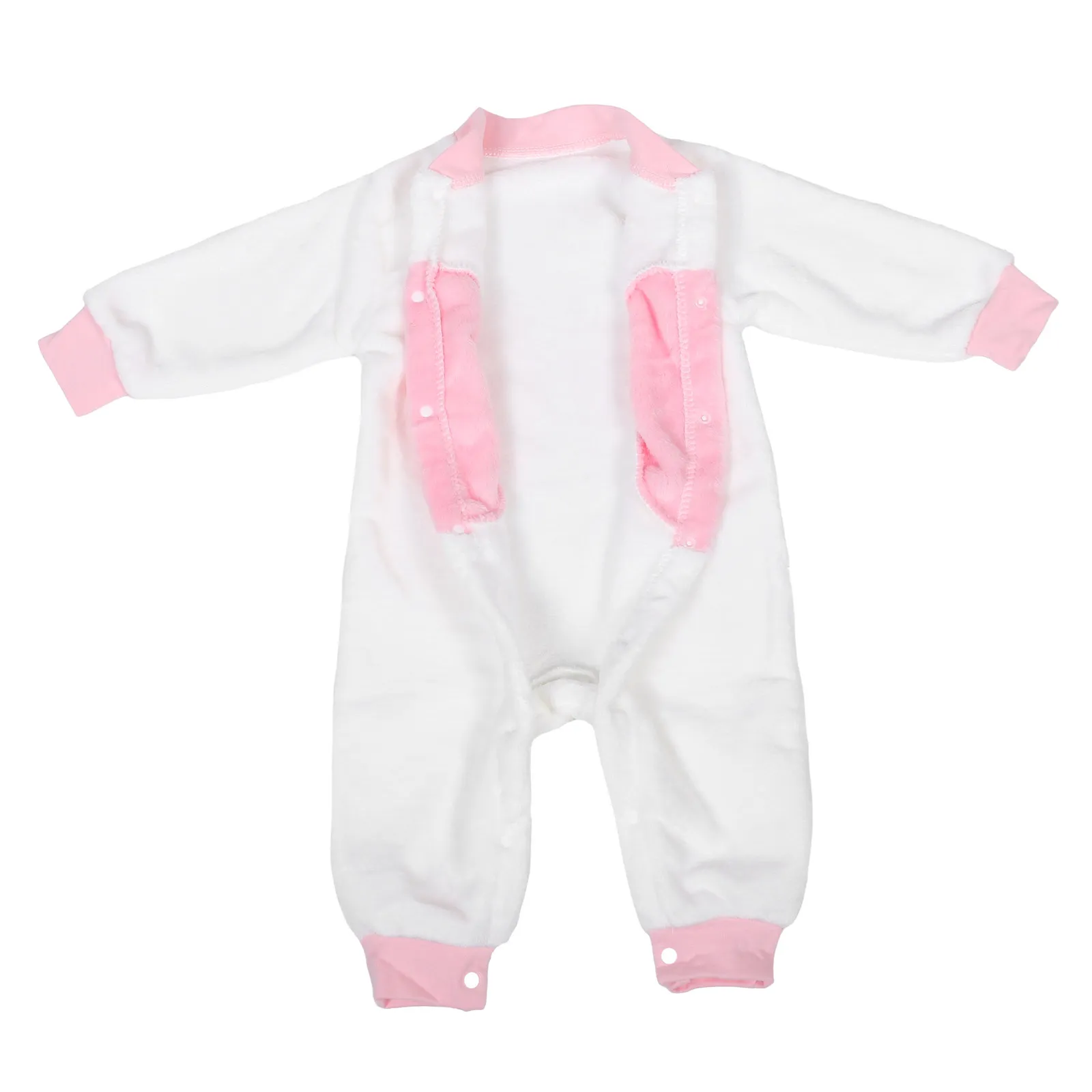 Newborn Baby Jumpsuit Winter Fleece Hooded Romper for Boys Girls Spring Autumn Winter Warm Crawling Sleep Play Unisex Baby