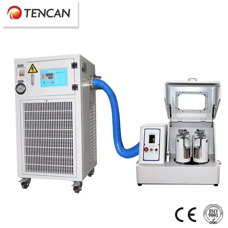 i TENCAN 8L Electric Planetary Ball Mill with Motor & Bearing Air Cooling System 1.5kW 220V Lab Powder Grinder for Sample
