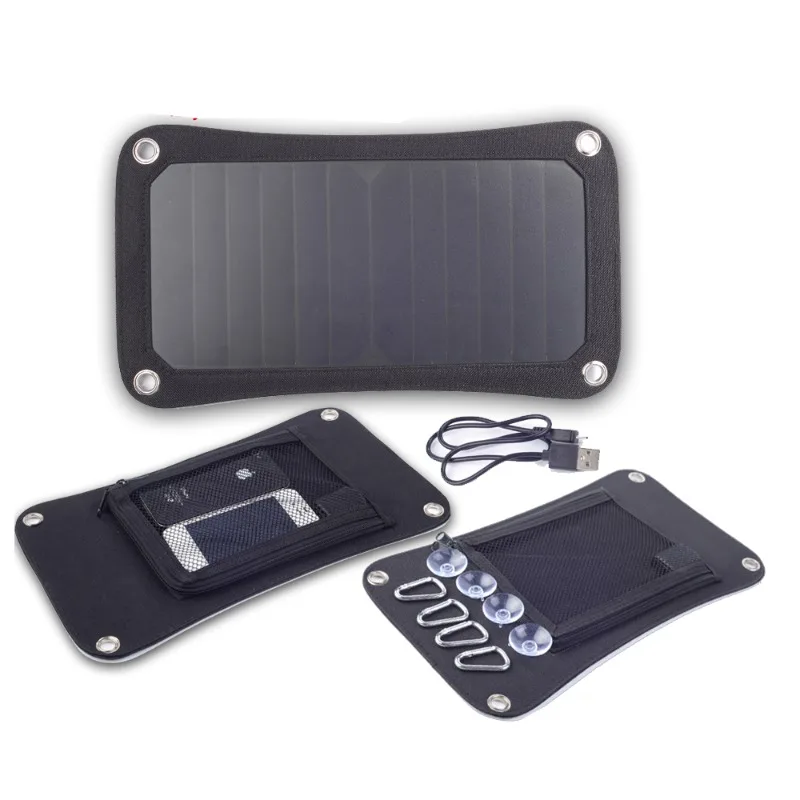 Glory Solar Outdoor Window Mounted Solar Charger Cells Panel Foldable Folding Battery