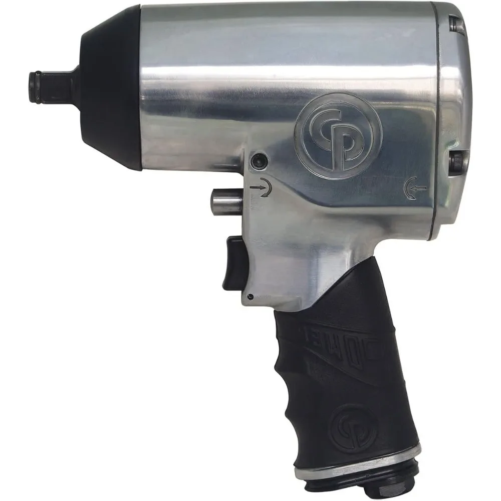 Air Impact Wrench (1/2 Inch), Air Impact Gun Industrial Repair & Assembly Tool, Pistol Handle, Twin Hammer
