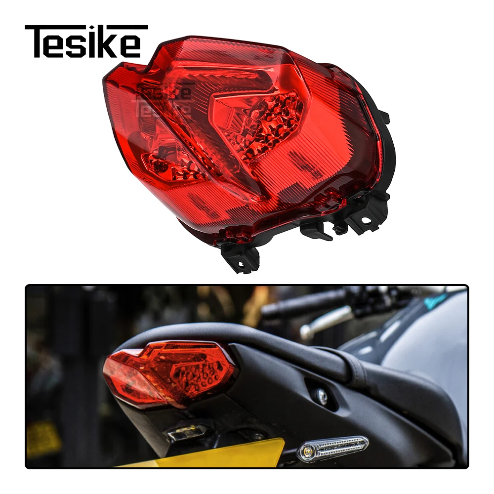 

For Yamaha MT09 2021 Brake Light MT 09 2023 Tail Lights MT-09 2022 LED Rear Turn Signal Integrated Waterproof High Quality