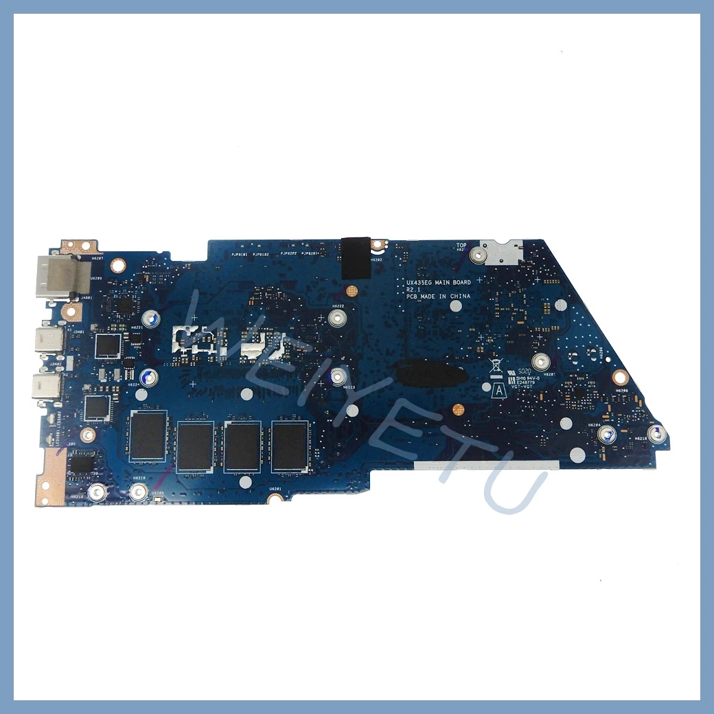 UX435EG Mainboard For ASUS UX435EA UX435EAL UX435EG UX435EGL RX435E BX435E Laptop Motherboard wit i7-1165G7 CPU V2G GPU 16GB-RAM