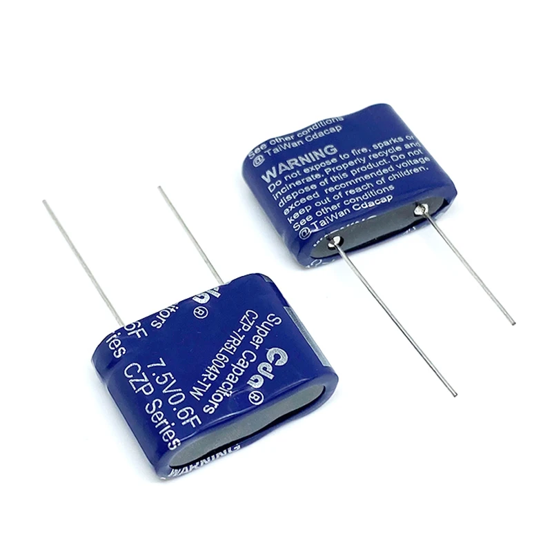 CZP-supercondensadores tipo CDA, 7,5 V, 5F, CZP-7R5L505R-TW