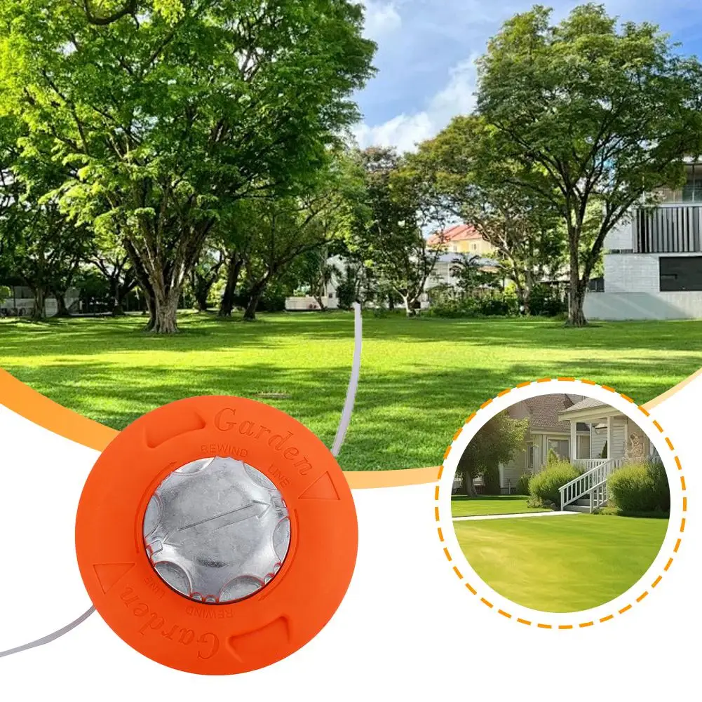 หัวตัดหญ้าแบบล้ออลูมิเนียม ฝาครอบอลูมิเนียม สำหรับเครื่องตัดหญ้าแบบล้อ  ไม่ต้องถอดประกอบ