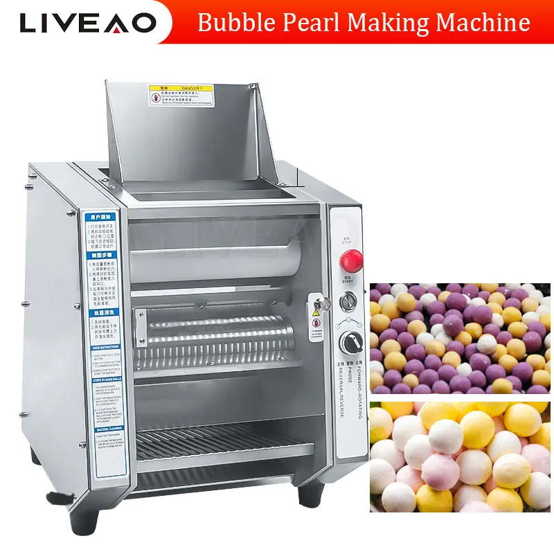 

Commercial Fully Automatic Milk Tea Shop Taro Round Cassava Pearl Making Machine