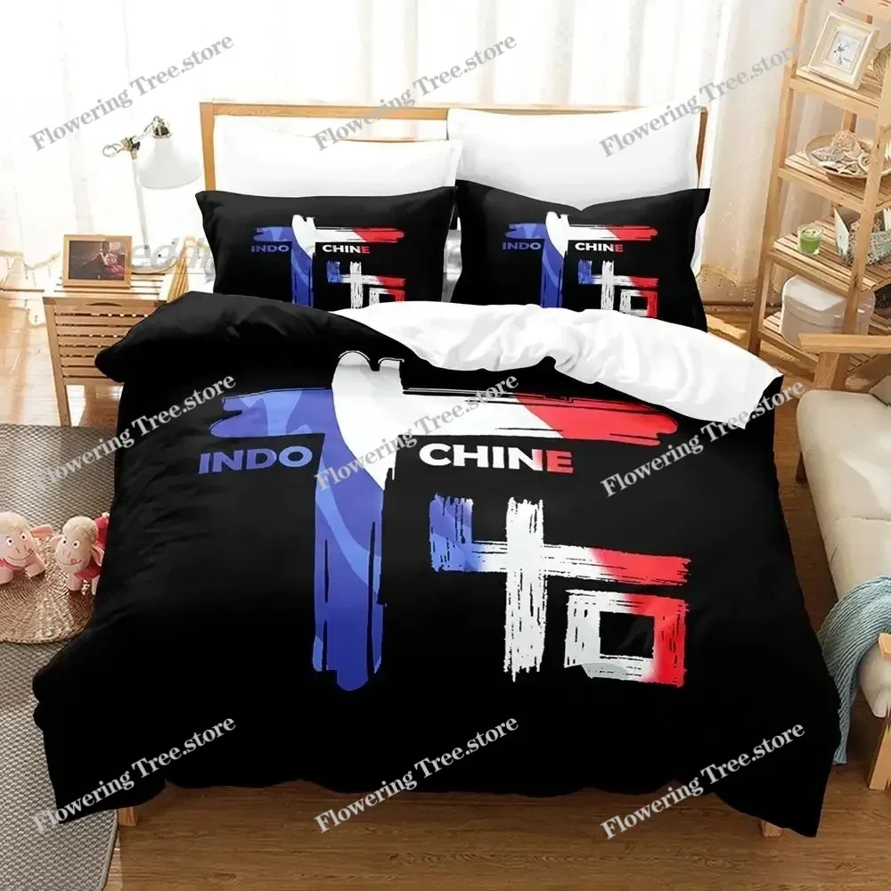 

Indochine Rock Bedding Set Single Twin Full Queen King Size Bed Set Aldult Kid Bedroom Duvetcover Sets 3D Print Sabanas Cama