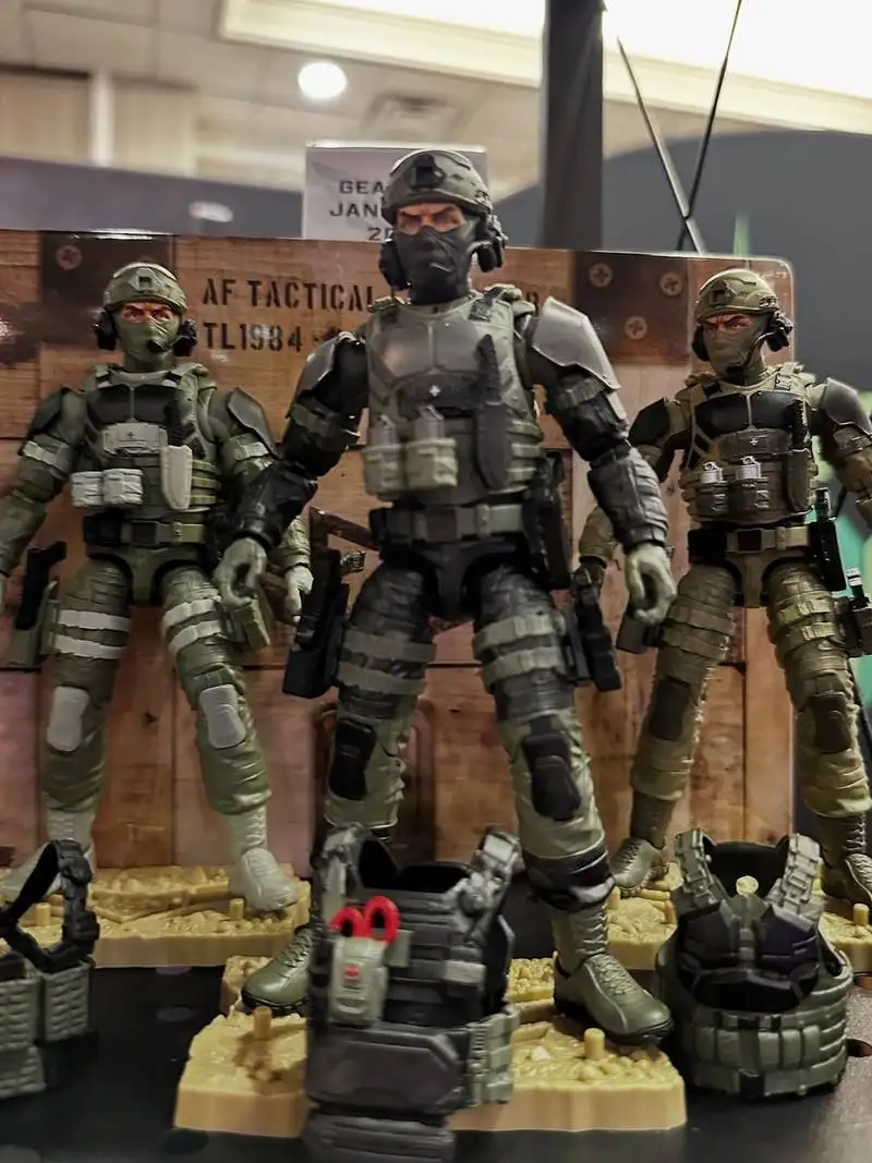 فريق AF Thunder المتوفر: Action Force Wave 6 - الجزء A الجنود، مجسم مفصلي بمقياس 1/12 (هدية قابلة للجمع) #2