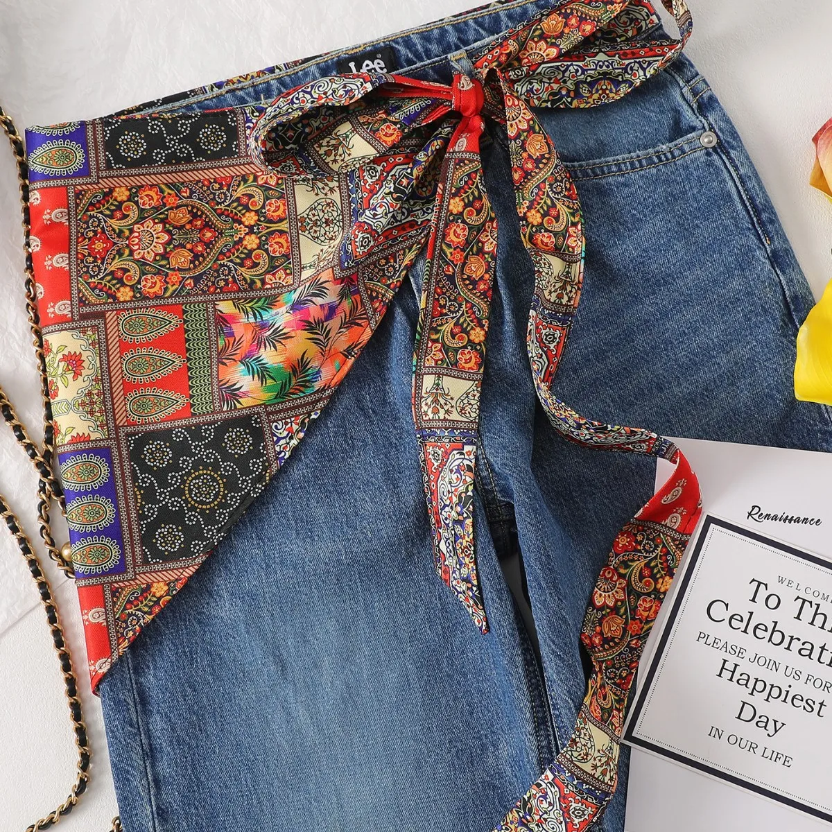 Women Vintage Paisley Print Wa - đánh giá và giá Travel Accessories Hip Belt