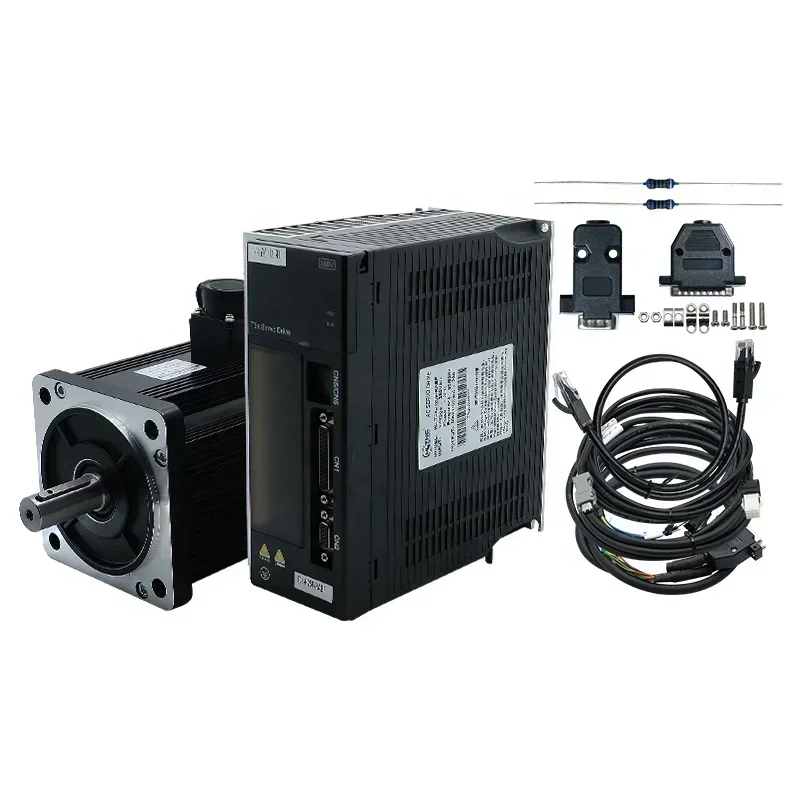 

380V 130 2500RPM 15NM 130ST M15025 Servos 3.8KW 130ST AC Servo Motor With Drive RS485 T3A Servo Drive 380V