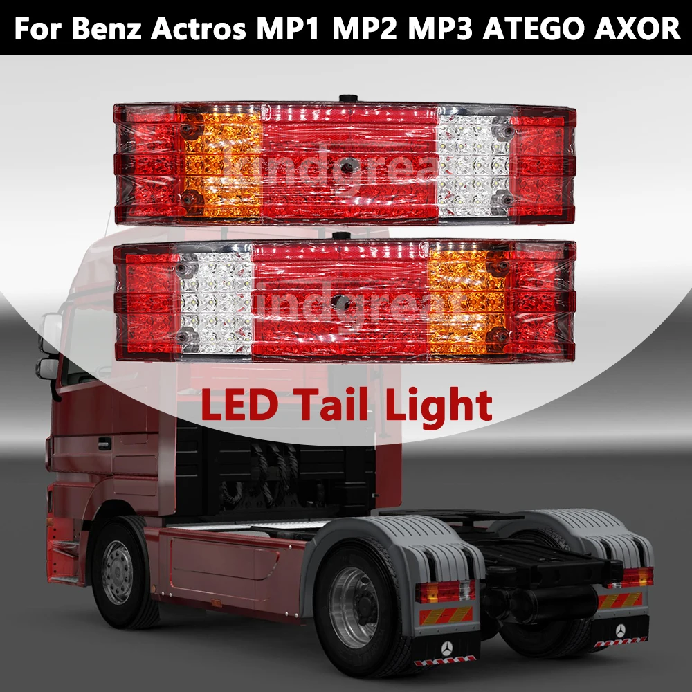 LED 24V Truck Tail Light 0015406270 0015406370 Trailer Rear Lamp For Mercedes-Benz Actros MP1 MP2 MP3 MP4