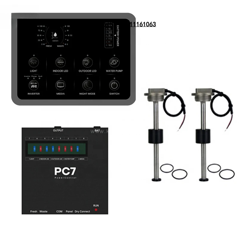 Travel Trailer Electric Operational Integration System Water Level Sensor Smart Panel Light Caravan Appliances Controller