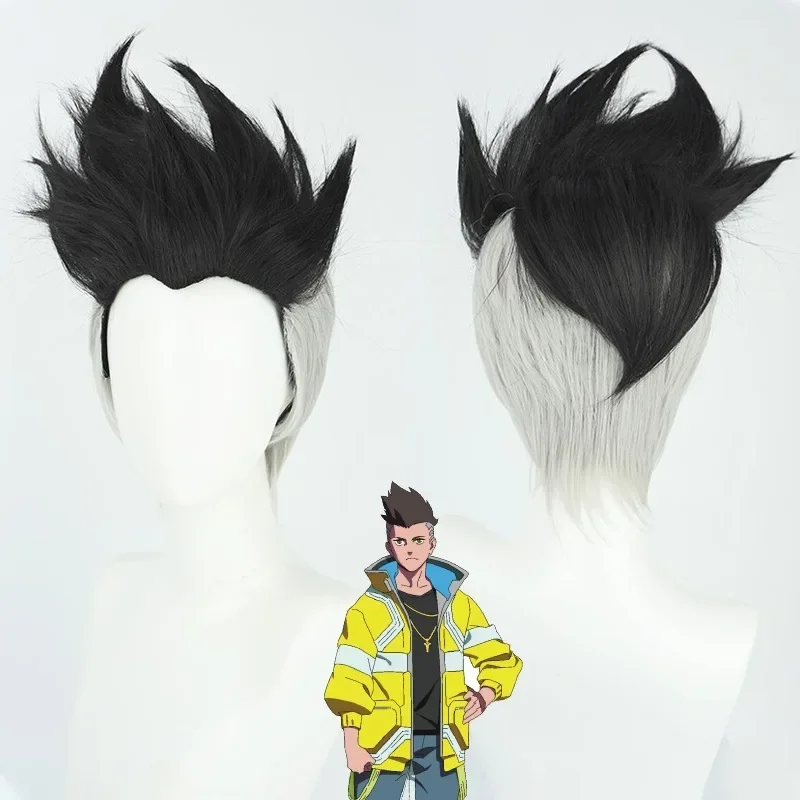 SN66 Anime Cyberpunk Edgerunners David Lucy Cosplay Costume Stand Collar Jacket Wig Full Suit Halloween Clothes for Adult WoW&C@