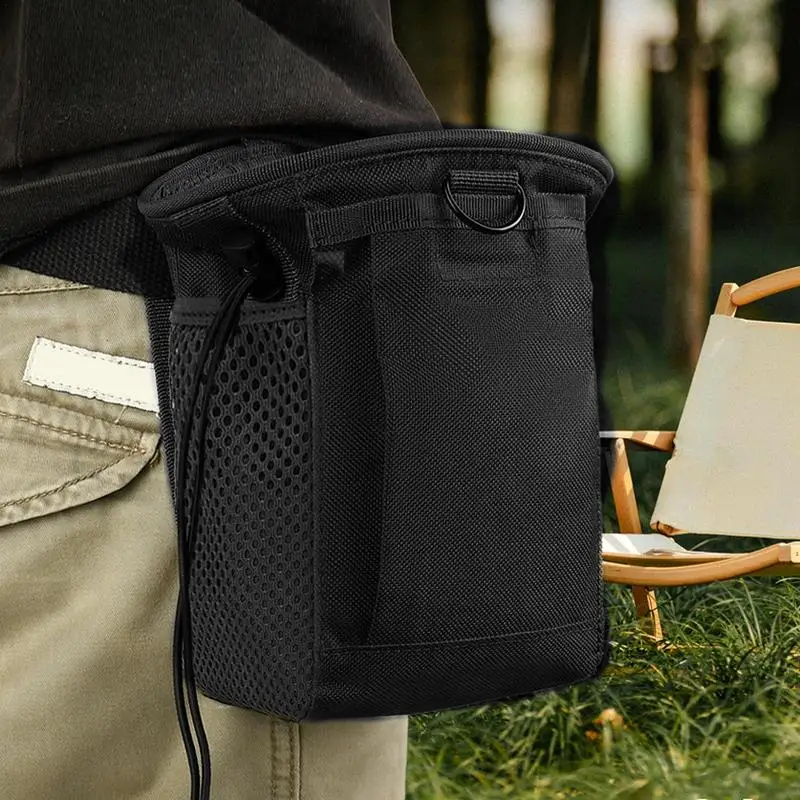 Waist Tool Pouch Drawstring Design Outdoor Belt Pouch Multiple Pockets Waterproof Bag Camping Tools Organizer For Cell Phone Pen