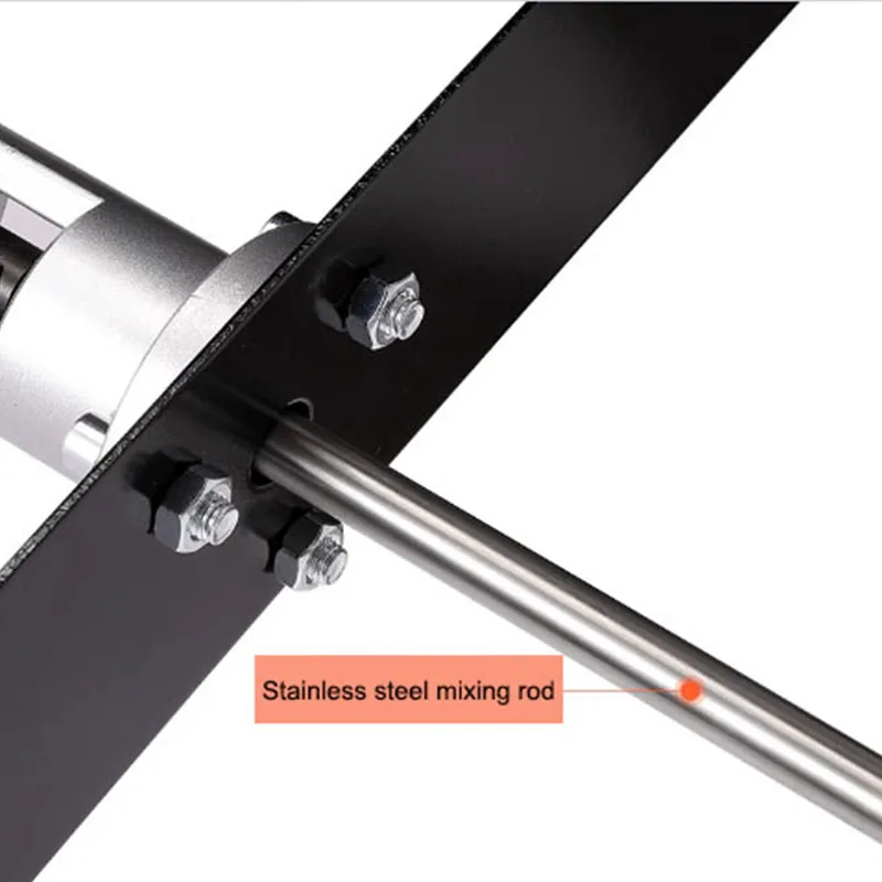 Pneumatische Rührwerk-Mischmaschine für 200/400L-Liter-Tank, 50–2800 U/min, einstellbare Geschwindigkeit, Farbmischer, Labor-Flüssigkeitsdispergierrührer
