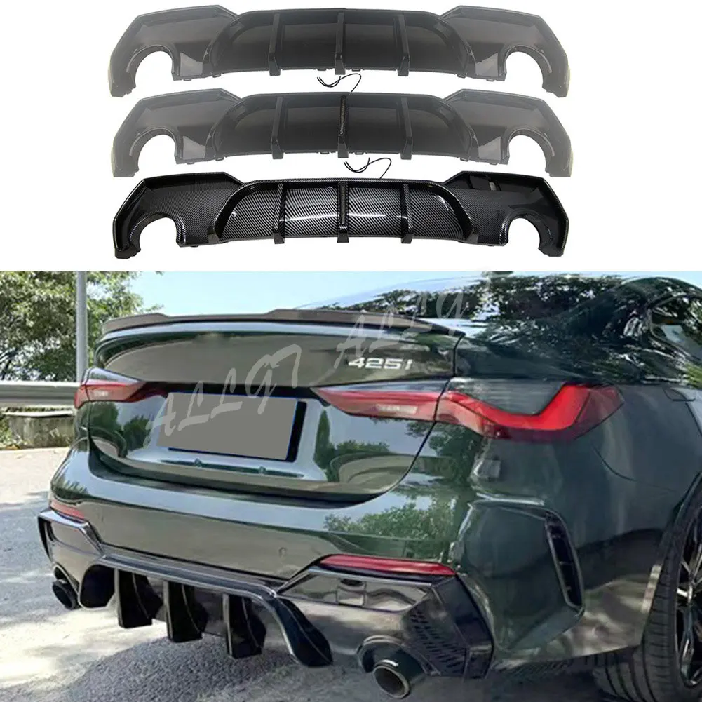 

Rear Bumper Back Diffuser LED Rear Lip Tail Lip Spoiler For BMW 4 Series 2020+ G22 G23 420i 430i 435i M440i 2 Door M Performance