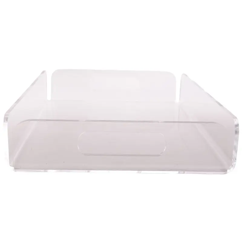 A76I-Transparent Acrylic Tray Acrylic Snack Plate Multifunctional Storage Plate Bathroom Towel Tray