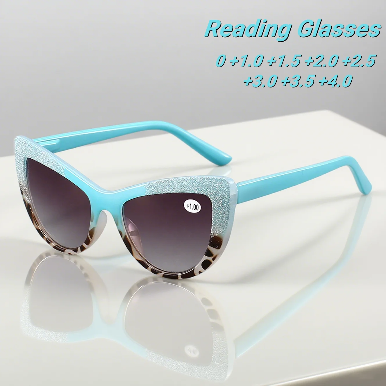 

New Fashionable Personalized Cat Eye Women's Presbyopia Sunglasses Retro Ultra Light Neutral High Quality Versatile Glasses