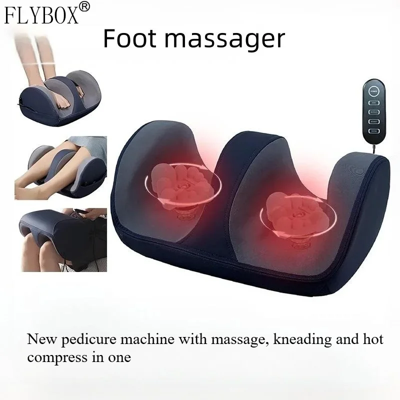 

Heating Kneading Calf Foot Massager Machine Rechargeable Leg Relaxation Device with Control for Home Muscle Fatigue Relief