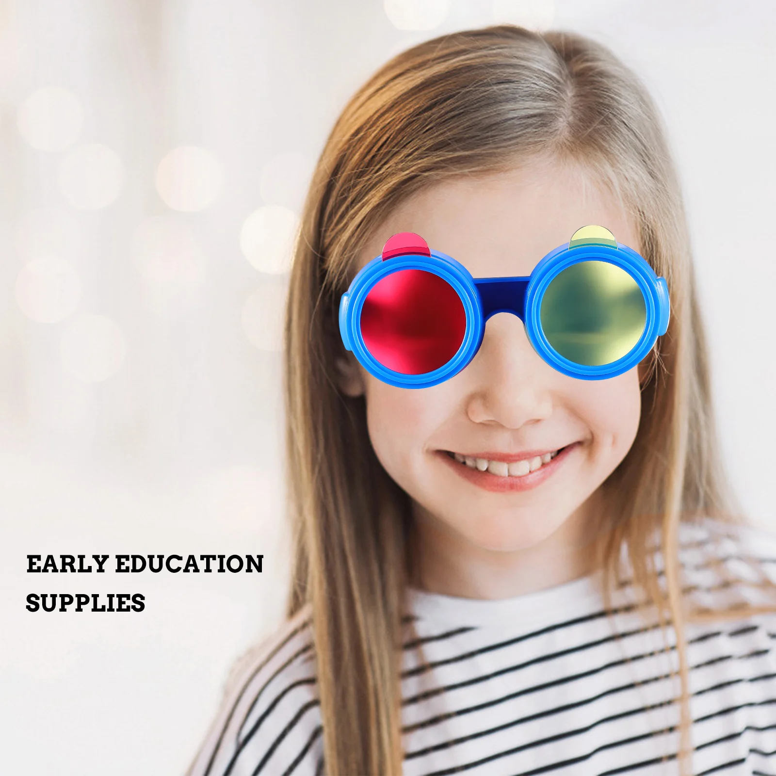 Lunettes de document pour enfants, jouets de maternelle, expérience pour enfants, trois primaires