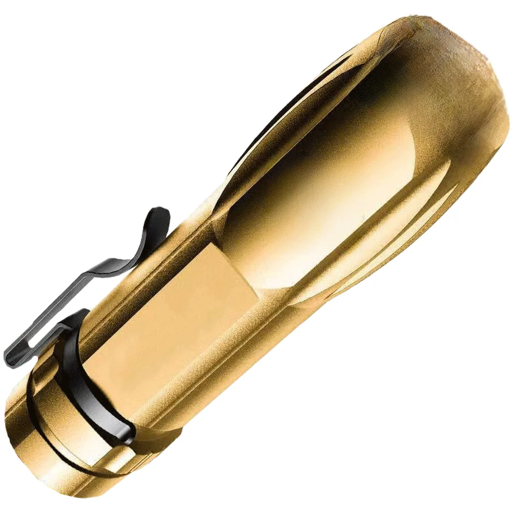 Portable USB rechargeable COB side light flashlight 6W LED 3 lighting modes built in lithium battery for camping and night rides