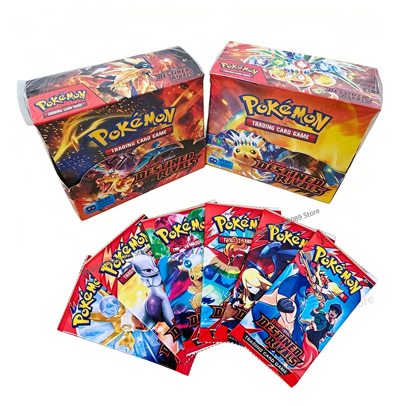 Scarlet Violet Destined Rivals 288 Stück Englische Version Pokemon TCG Classics Booster Box Pokemon Sammelkarten 36 Pack Box