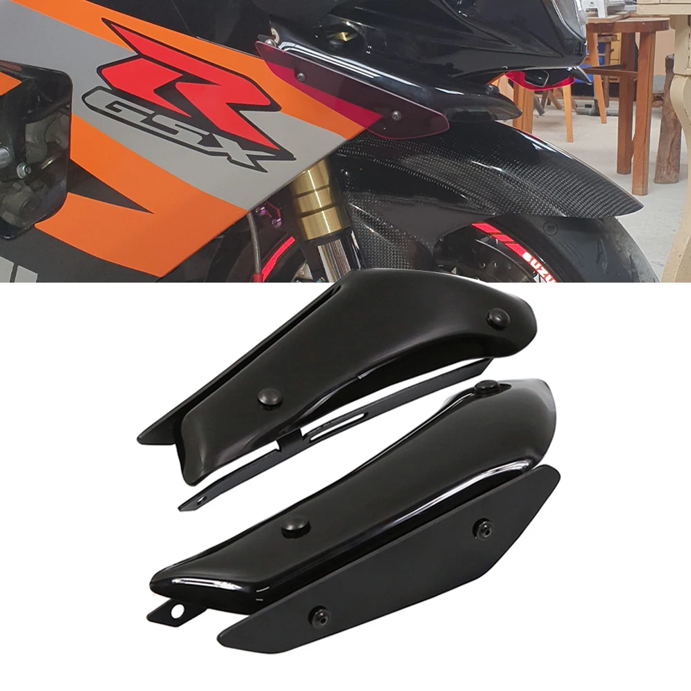 For SUZUKI GSXR600 GSXR750 GSXR 600 GSXR 750 Motorcycle Fairing Parts Aerodynamic Wing Kit Fixed Winglet Fairing Wing