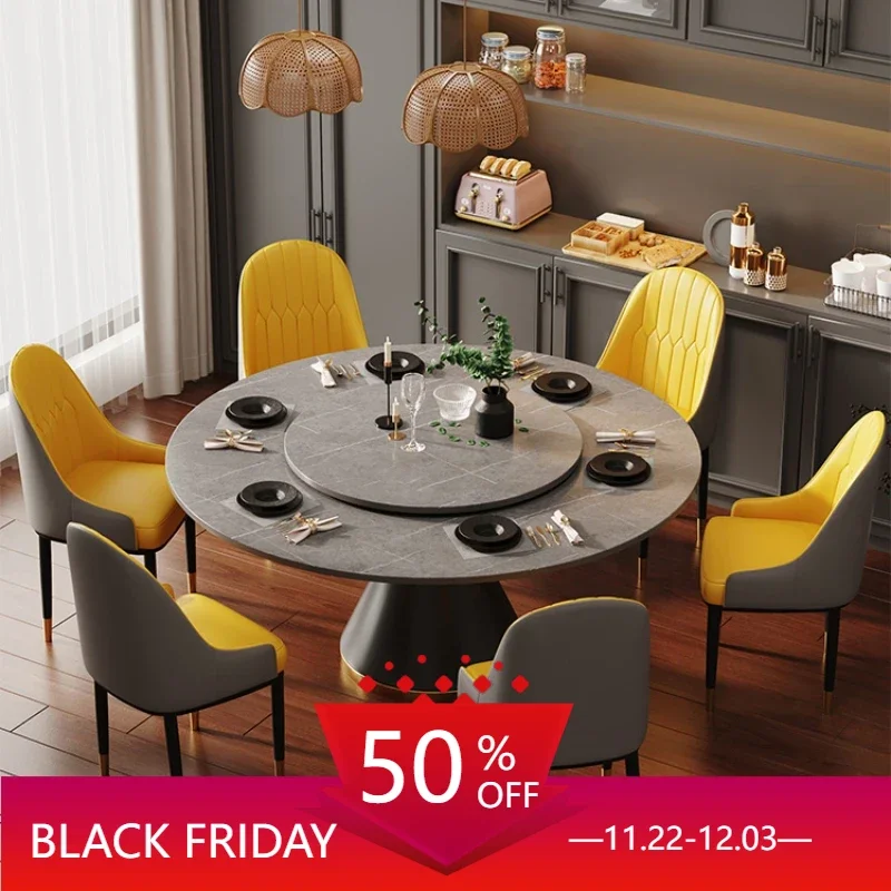 

Slate Round Dining Table Kitchen Nordic Home Luxury Side Dining Table Modern Coffee Mesas De Jantar Home Furniture ZT50DT