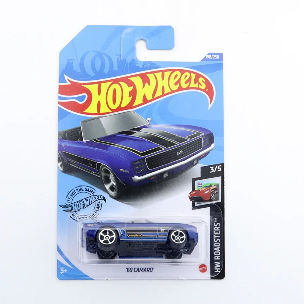 Hot Wheels-Mini voiture en alliage coupé 69 CAMARO 2020, modèle en métal moulé sous pression, jouets pour enfants, cadeau, original, 190-1/64