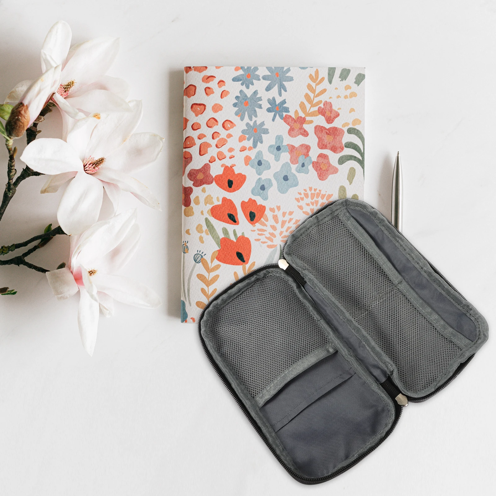 

Nylon Pen Case Multi layer Pencil Bag Zipper Student Pouch Portable Holder School Stationery Storage Kids Gifts