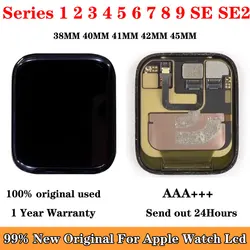 AAA Original Lcd iWatch Series 4 5 6 7 8 9 Screen For Apple Watch SE 1 2 3 Display Touch Screen Assembly 38mm 42mm 44MM 45MM