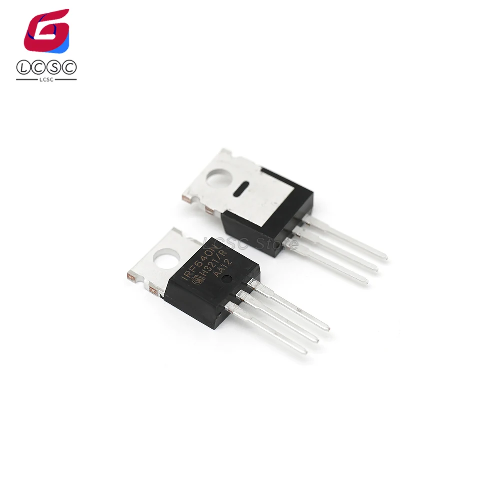 10Pcs/Lot Hot Sales Original IRF640N Transistor N-Channel 200V 18A TO-220AB Field effect transistor MOSFET IRF640NPBF