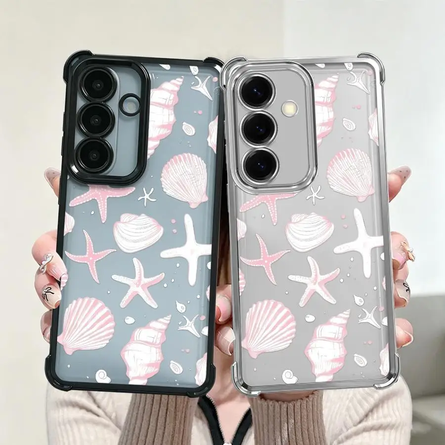 Phone Cover Case for Samsung Galaxy A23 A51 A73 A13 A07 A53 A54 A34 A24 A52 A16 A06 A14 A04 A15 A05 A12 A03 A33 A50 Pink