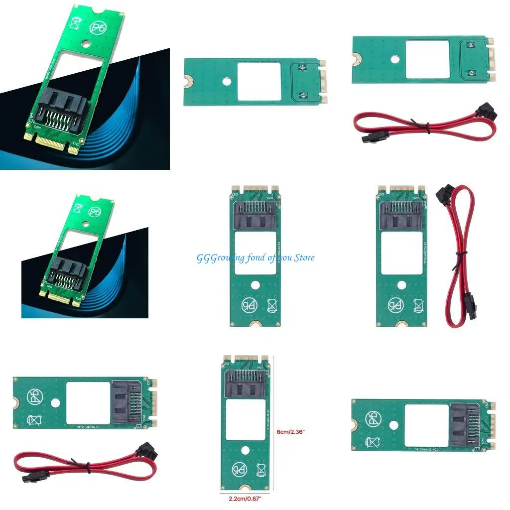 

H9EB Wide Application M.2 NGFF to 7pin Converter for Computers Repairs