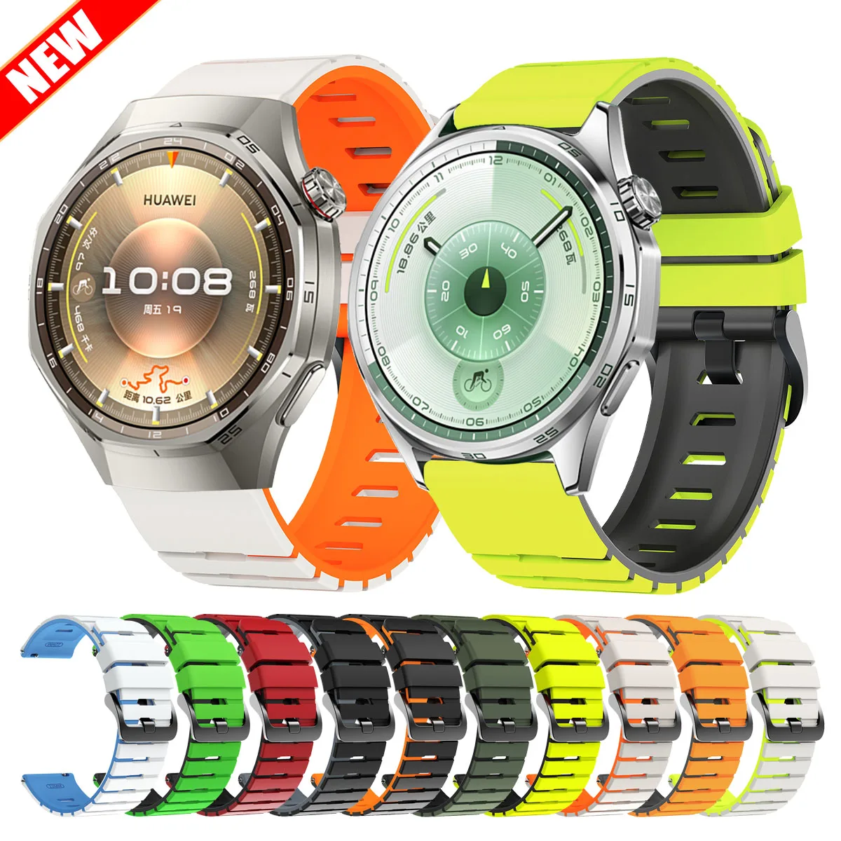 22Mm Silicone Strap… - image